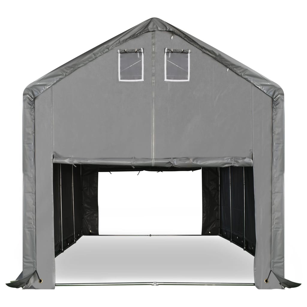 Storage Tent PVC 5x10 m Grey